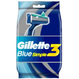 Gillette blue simple 3 станки одноразовые 4 шт