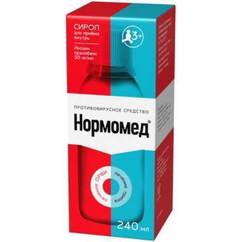 Нормомед сироп 50 мг/мл 240 мл