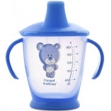 Canpol babies поильник-непроливайка 9+ 180мл синий медвежонок