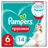 Pampers Pants Трусики р.6 (15+ кг) 14 шт