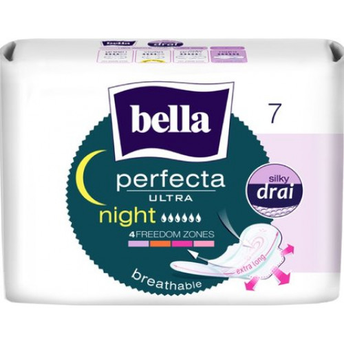 Bella Perfecta Night silky drai Ночные прокладки 7 шт