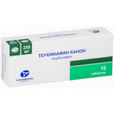 Тербинафин таб 250мг 10 шт канонфарма