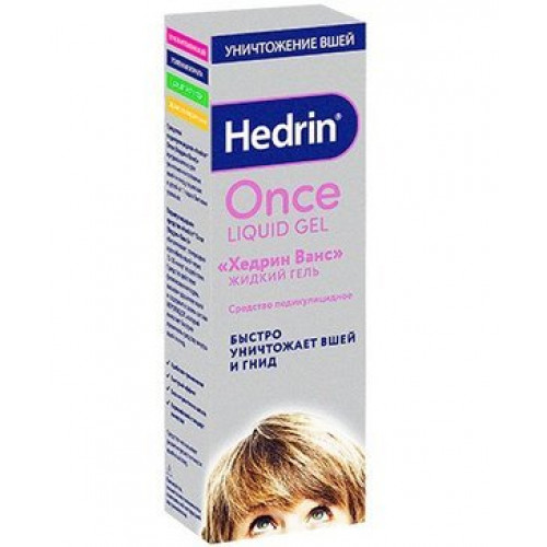 Hedrin once гель педикулицидный 100 мл