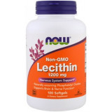 NOW Lecithin, Лецитин 1200 мг капс 100 шт