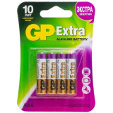 Батарейки алкалиновые GP Extra LR03 (ААА) 1,5 В 4 шт