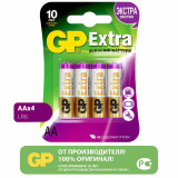 Батарейки алкалиновые GP Extra LR6 (АА) 1,5 В 4 шт
