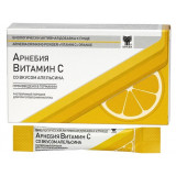 Арнебия Витамин С со вкусом апельсина, растворимый порошок для приготовления напитка пак 10 шт