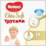 Трусики Huggies Elite Soft 5 (12-17кг), 19 шт