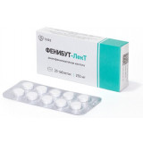Фенибут-ЛекТ таб 250 мг 20 шт