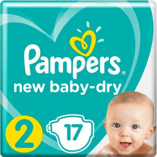 Pampers new baby подгузники dry  мини 4-8кг 17 шт