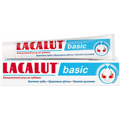 LACALUT basic зубная паста для профилактики кариеса 75 мл
