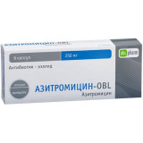 Азитромицин-obl капс. 250мг 6 шт