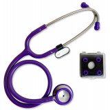 Стетоскоп терапевтический двухсторонний 04АМ-420 Deluxe, фиолетовый
