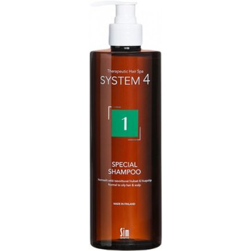 System 4 Special Терапевтический шампунь №1 для нормальной и жирной кожи головы 500 мл