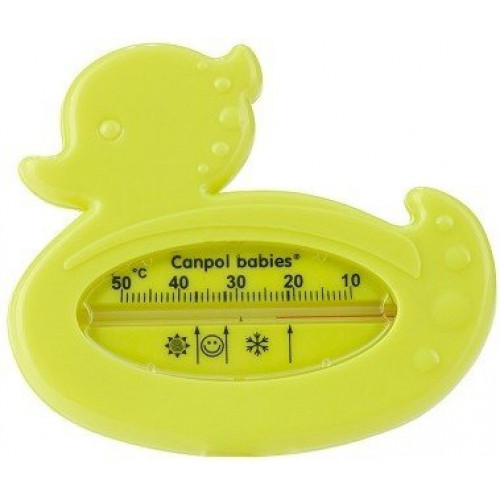 Термометр для ванной Уточка зеленый